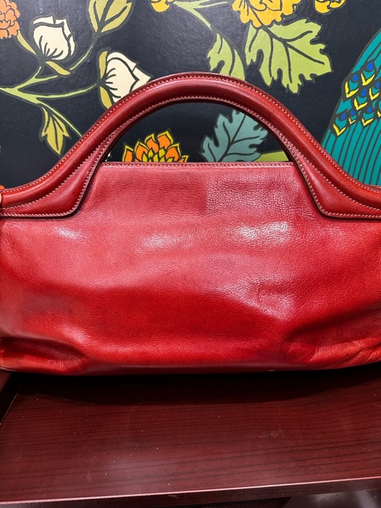 Givenchy SACS Cognac Brown Leather Top Handle Bag - Picture 10 of 13